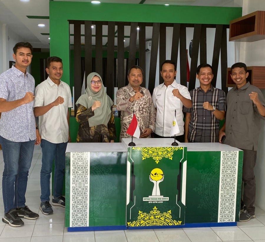 Sukseskan Progam P2MW, Wakil Rektor III UTU Audiensi Dengan HIPMI Aceh dan Sejumlah DUDI