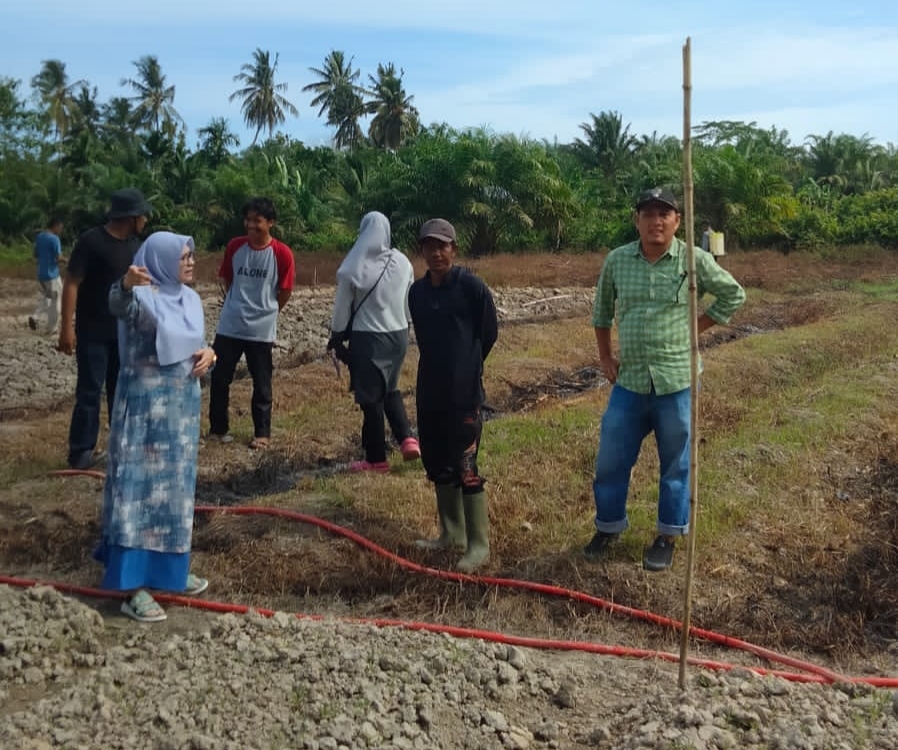 Tim PPK Ormawa Himakesmas UTU Kembangkan Kawasan Rumah Pangan Lestari Desa Purwodadi, Kuala Pesisir, Nagan Raya