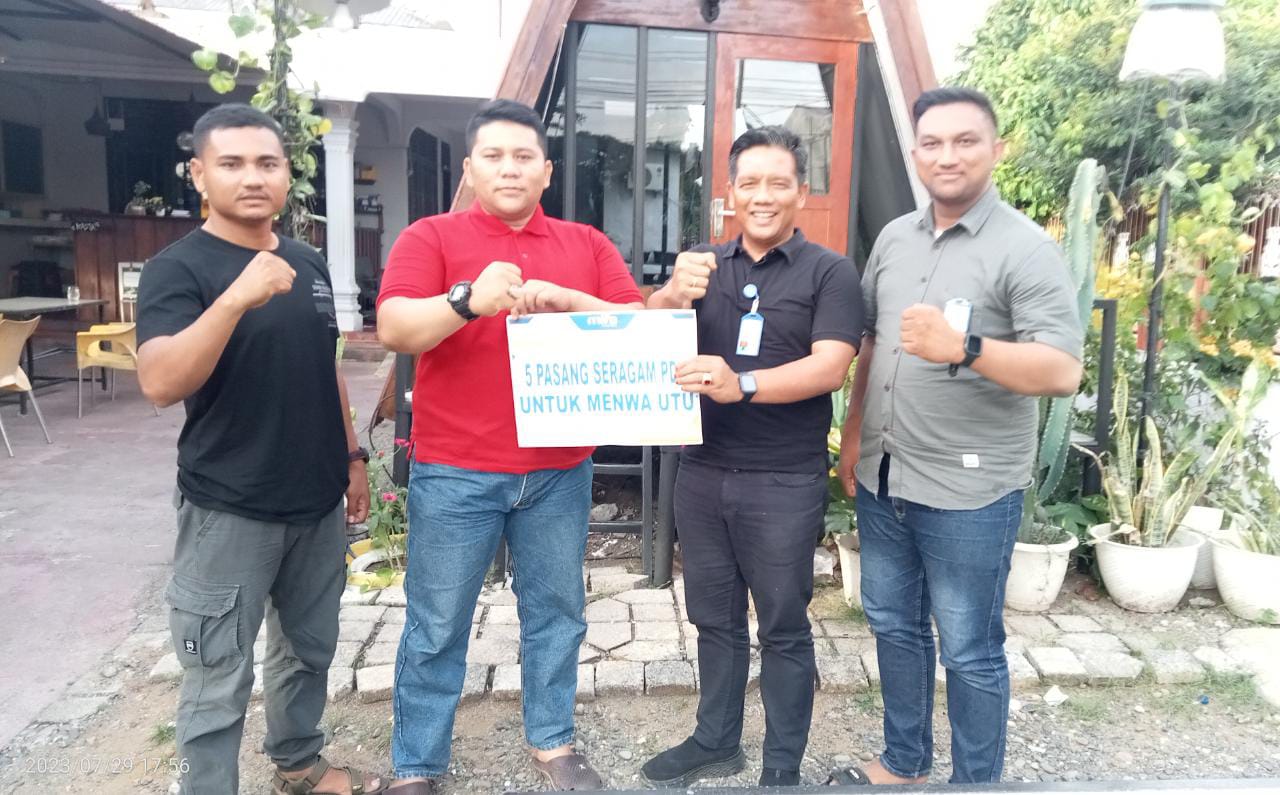 Menwa 112/JP UTU Terima Bantuan Pembinaan Dari PT Mifa Bersaudara