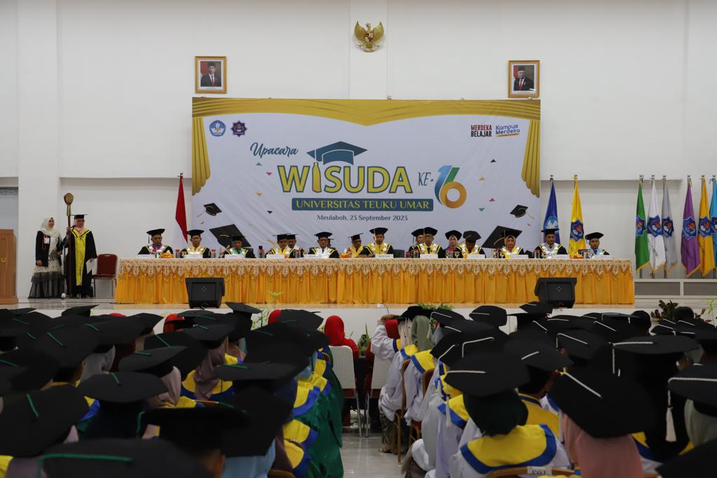 Universitas Teuku Umar Gelar Wisuda ke-XVI Tahun 2023, Luluskan 731 Sarjana