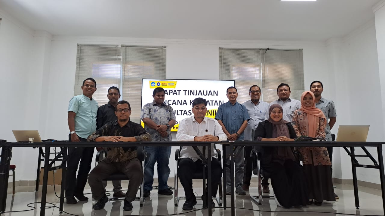 Rapat Kerja FT UTU Periode 1 Tahun 2024 Mengusung Tema Evaluasi dan Peningkatan Kinerja