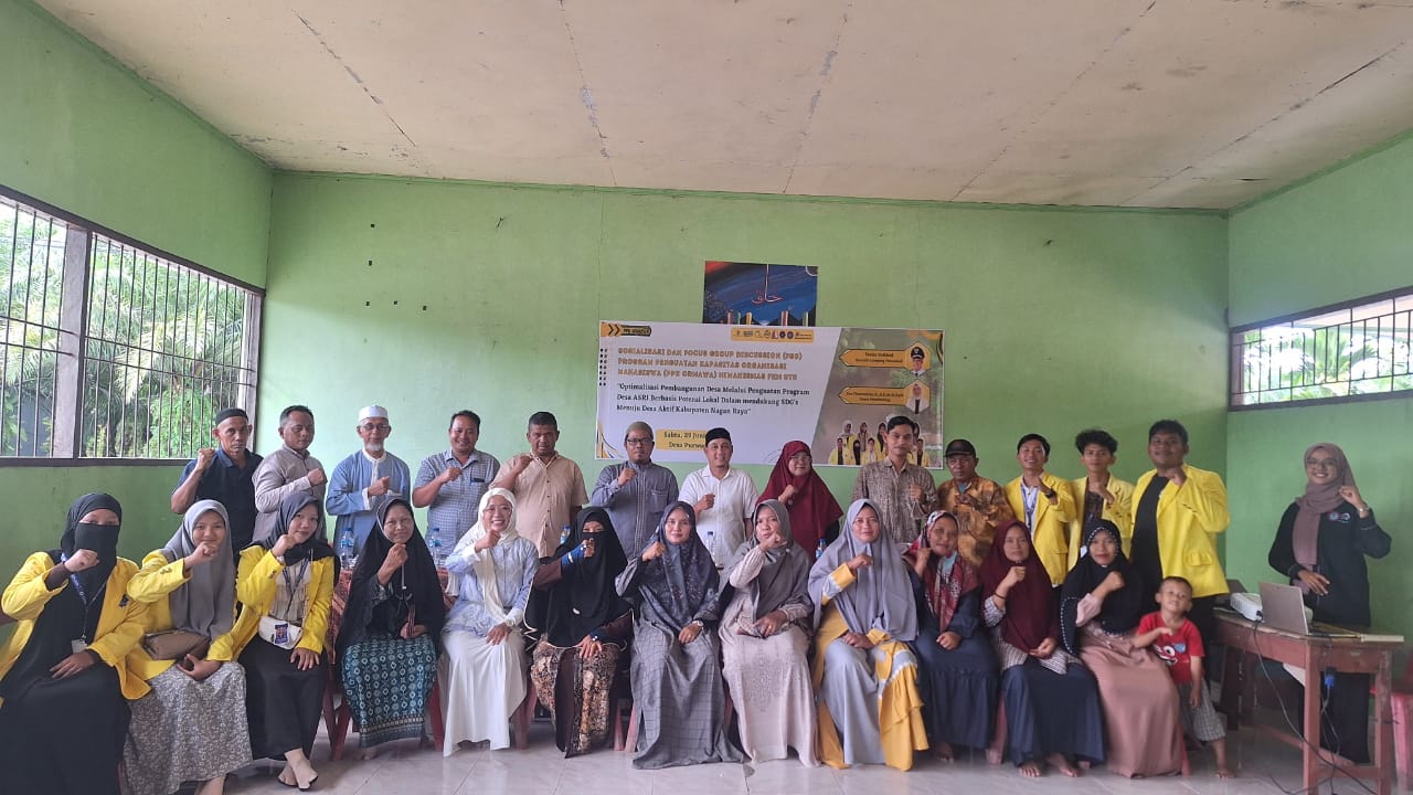 Tim PPK ORMAWA Himakesmas UTU Sukses Gelar Kegiatan Sosialisasi Program dan FGD di Desa Purwodadi