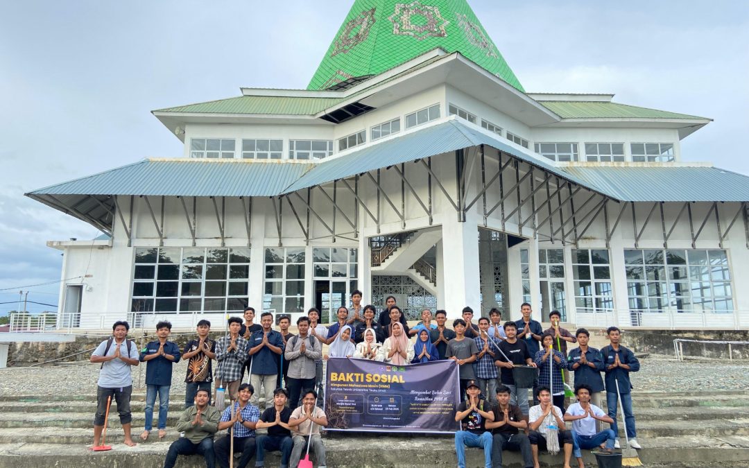 Himpunan Mahasiswa Teknik Mesin UTU Gelar Bakti Sosial di Masjid Kampus Jelang Ramadhan