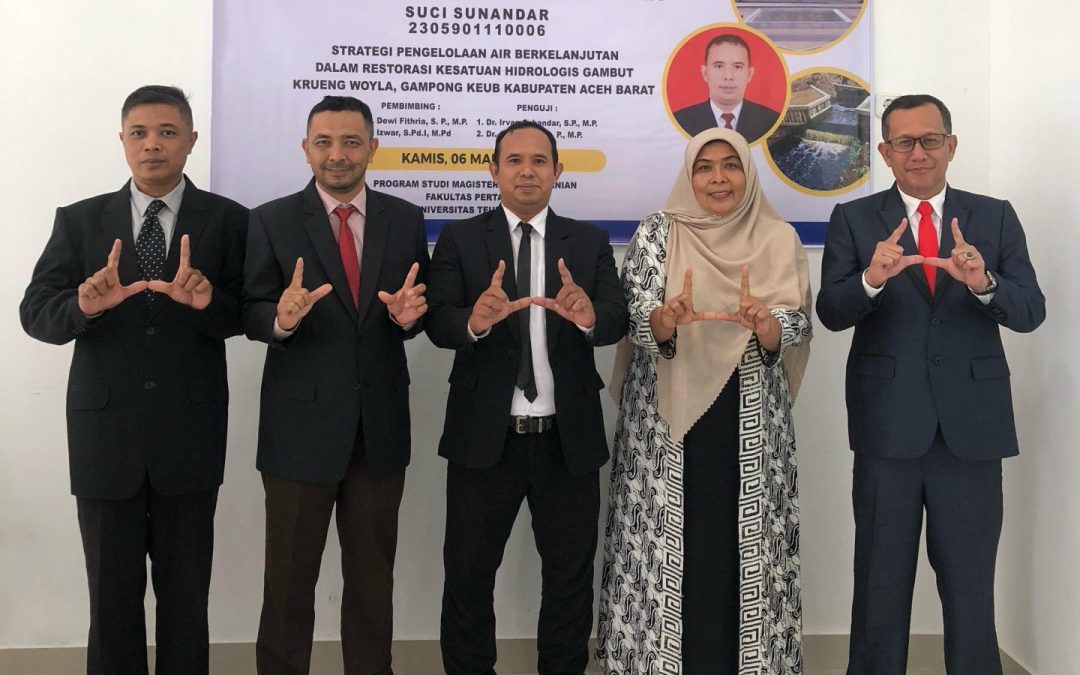 Magister Ilmu Pertanian UTU gelar Sidang Tesis untuk Angkatan Perdana