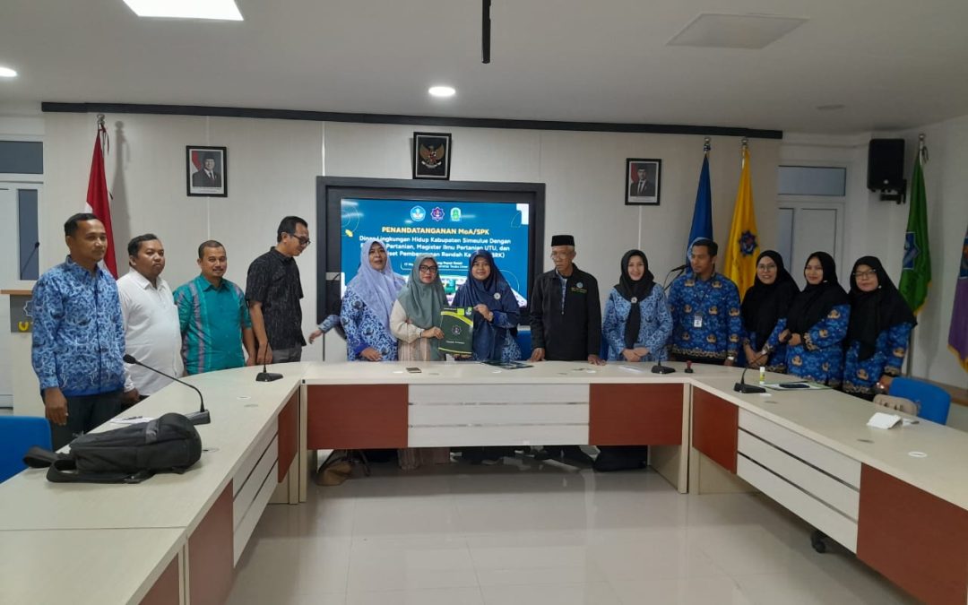 DLHK Simeulu Jalin Hubungan Kembali dengan Pusat Riset P3RK UTU untuk Kegiatan Penyusunan KLHS RPJM Kab Simeulu 2025-2029